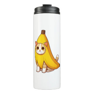 Bouteilles Isothermes Chat en costume de banane