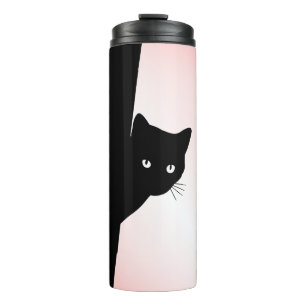 Bouteilles Isothermes Chat Noir Rusé Rose