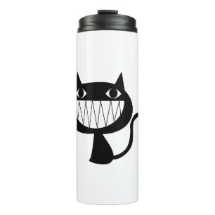 Bouteilles Isothermes Chat Rire Grinning Mal Dents Psycho Animal