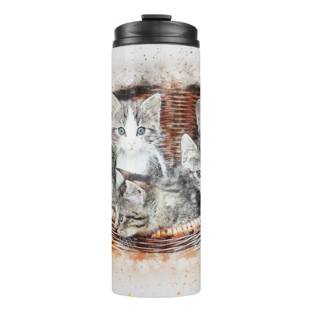Bouteilles Isothermes Chatons (Devant)