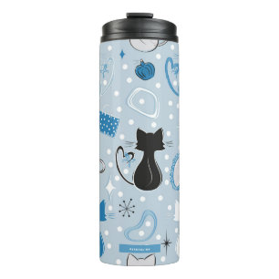 Bouteilles Isothermes Chats du coeur bleu du milieu du siècle