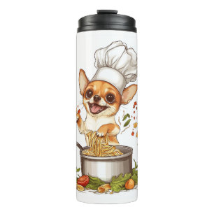 Bouteilles Isothermes Chef Chihuahua � Maître Chien Culinaire