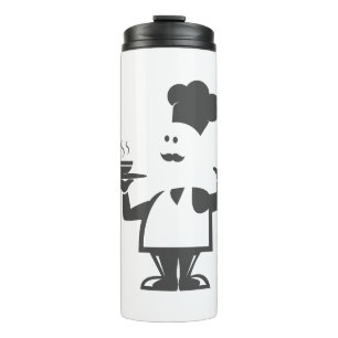 Bouteilles Isothermes Chef tenant un bol de soupe