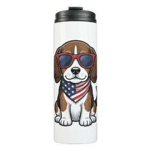 Bouteilles Isothermes Chemise lunettes de soleil pour chiots Beagle patr
