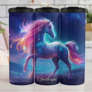 Bouteilles Isothermes Cheval Cosmique Galaxie Crinière Étoiles