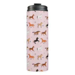 Bouteilles Isothermes Cheval Imprimer Motif, Femmes & Filles Enfant, Fem