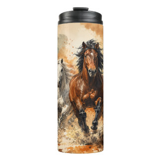 Bouteilles Isothermes Chevaux en course