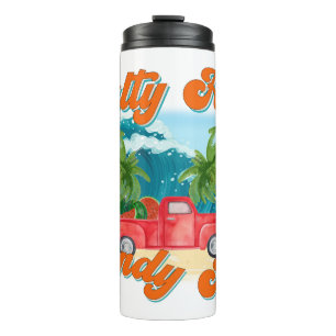 Bouteilles Isothermes Cheveux salés, orteils de sable   Camion Tropical 