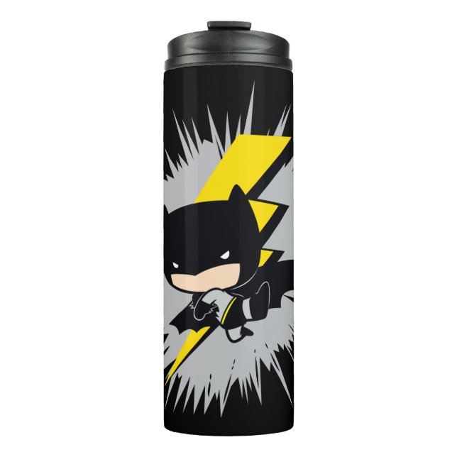 Bouteilles Isothermes Chibi Batman Lightning Kick (Devant)