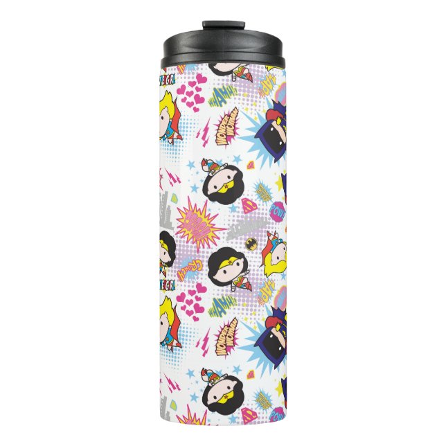 Bouteilles Isothermes Chibi Super Heroine Motif (Devant)