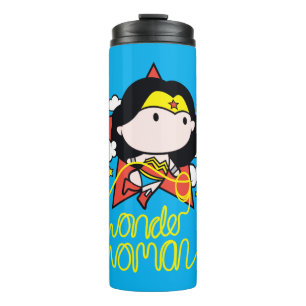 Bouteilles Isothermes Chibi Wonder Woman vole avec Lasso