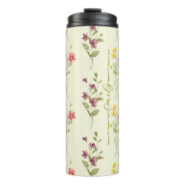 Bouteilles Isothermes Chic et unique : design personnalisé des fleurs