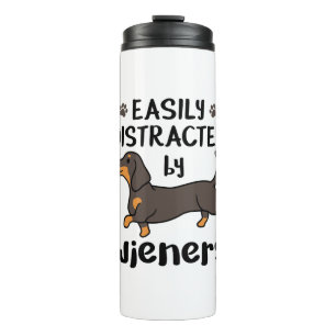 Bouteilles Isothermes Chien de Dachshund facilement distrait par les Wie