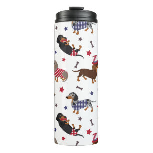 Bouteilles Isothermes Chien de Patriotic