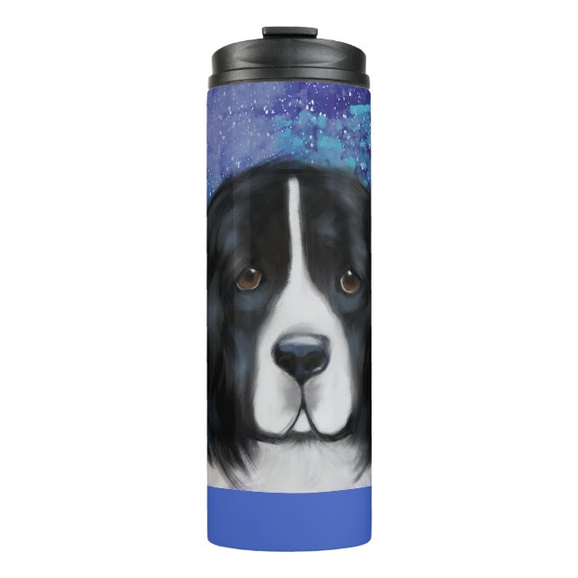 Bouteilles Isothermes Chien de Terre-Neuve (Devant)