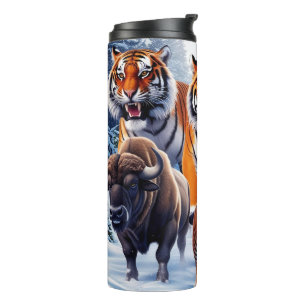 Bouteilles Isothermes Chien de Tiger Buffalo à l'extérieur