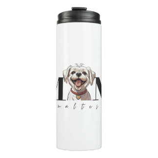 Bouteilles Isothermes Chien Maman MALTESE T-shirt classique