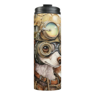 Bouteilles Isothermes Chien Steampunk Caniche