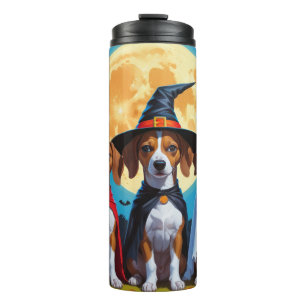 Bouteilles Isothermes Chiens de Basenji Citrouille Halloween drôle