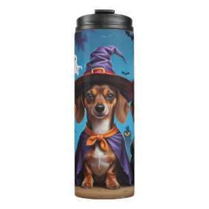 Bouteilles Isothermes Chiens de Dachshund Citrouille Halloween drôle