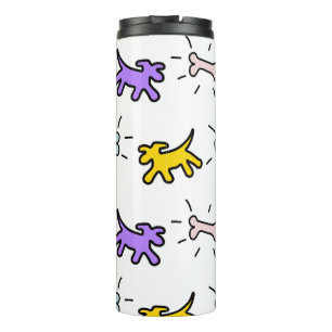 Bouteilles Isothermes Chiens et os PY Graffiti Style Trumbler thermique