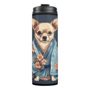 Bouteilles Isothermes Chihuahua Cute Chig En Japonais Kimono Robe Illumi