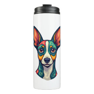 Bouteilles Isothermes Chihuahua Peinture Abstraite Couleur Chien Mign
