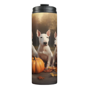 Bouteilles Isothermes Chiot Bull Terrier Délice d'Automne Citrouille