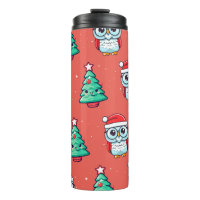 Chouette de Noël Chouette Père Noël