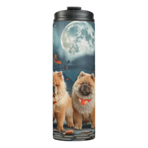 Bouteilles Isothermes Chow Chow Halloween Épouvantable