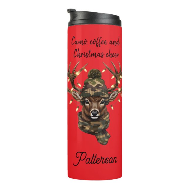 Bouteilles Isothermes Christmas deer Thermal Tumbler (Tourné sur la droite)