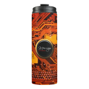 Bouteilles Isothermes Circuit Board 2 Options Thermal Tumbler