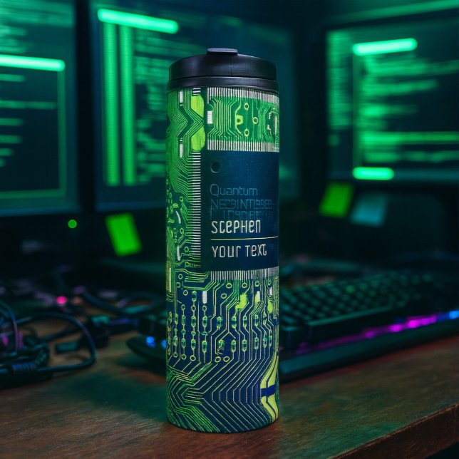 Bouteilles Isothermes Circuit imprimé personnalisable - circuit électron (Créateur téléchargé)