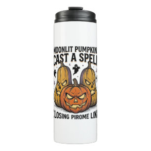 Bouteilles Isothermes Citation de citrouille d'Halloween Jack O Lantern 