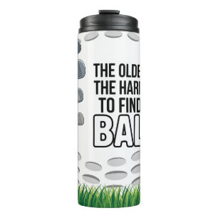 Bouteilles Isothermes Citation de golf amusante