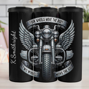 Bouteilles Isothermes Citation de l'Emblème à ailes de moto