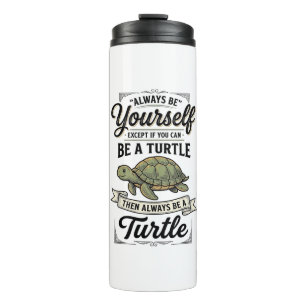 Bouteilles Isothermes Citation de Tortue Drôle Design de Gravure Vintage