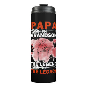 Bouteilles Isothermes Citations grand-père Papa Et Grandson