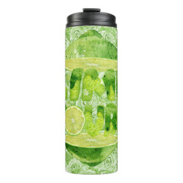 Bouteilles Isothermes citron vert, ton caisson thermique