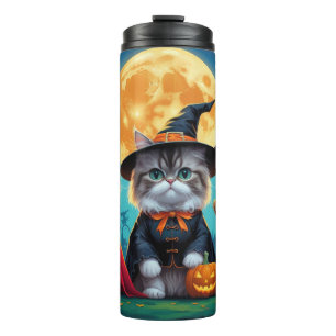 Bouteilles Isothermes Citrouille de chats perses Halloween drôle