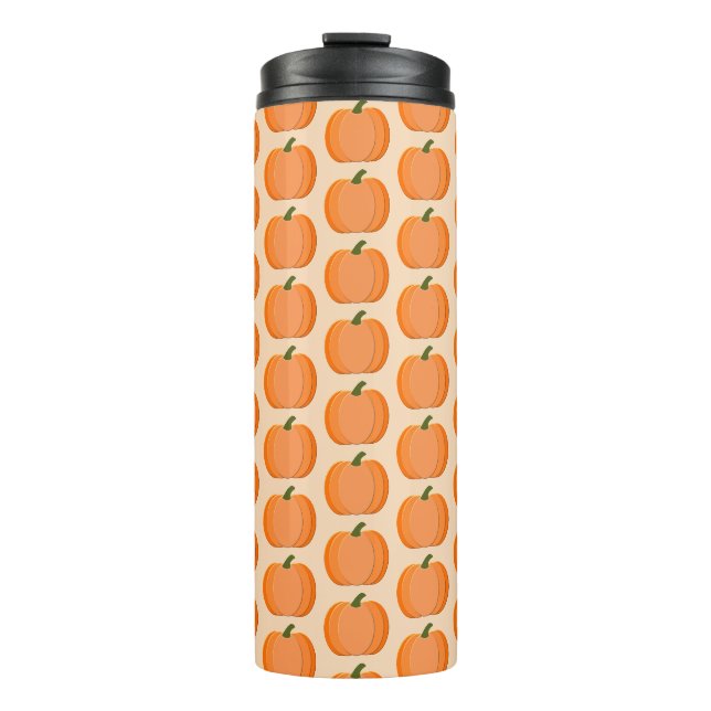 Bouteilles Isothermes Citrouille neutre de genre orange mignon (Devant)
