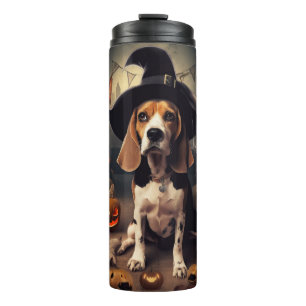 Bouteilles Isothermes Citrouilles Beagle Halloween Épouvantables