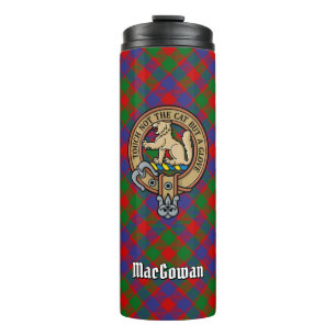 Bouteilles Isothermes Clan MacGowan Crest sur Tartan