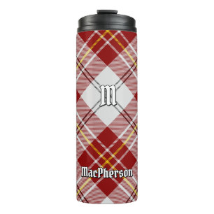 Bouteilles Isothermes Clan MacPherson Robe Rouge Tartan Tumbler Thermal