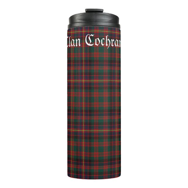 Bouteilles Isothermes Clan personnalisé Cochrane Tartan (Devant)