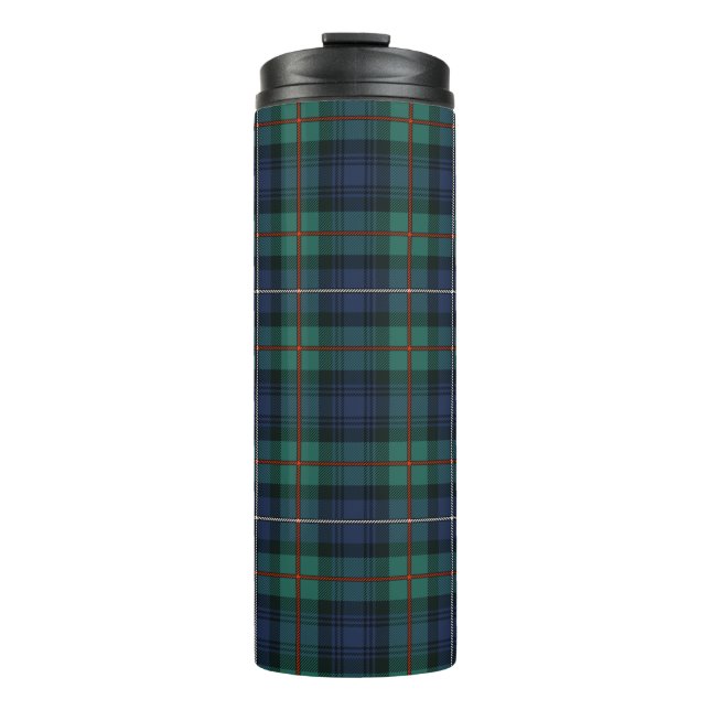Bouteilles Isothermes Clan Plaid Robertson Green Purple Check Tartan (Devant)