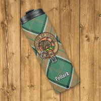 Clan Pollock Crest sur Tartan