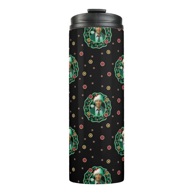 Bouteilles Isothermes Clark Griswold Motif de la couronne de Noël (Devant)