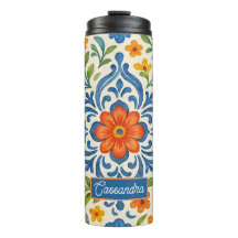 Classic Ethnic Méditerranéen Floral Art Motif