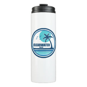 Bouteilles Isothermes Clearwater Beach Floride Palm Tree Birds